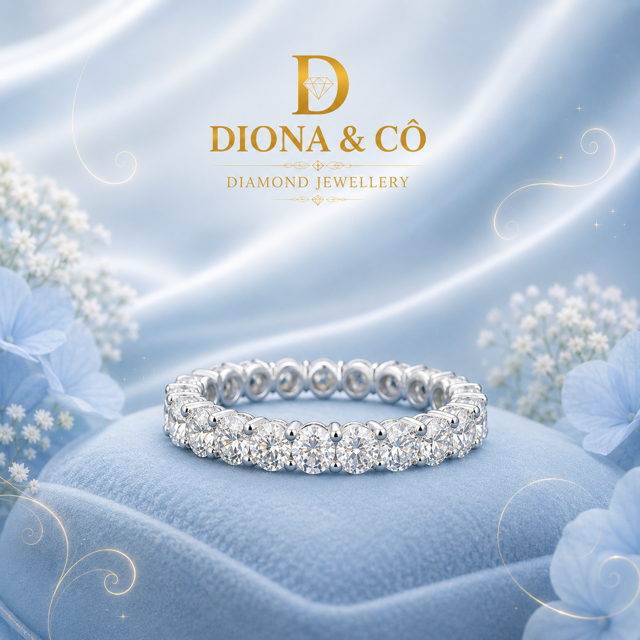 Round Cut Eternity Diamond Ring (DC032)